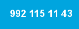 992 115 11 43